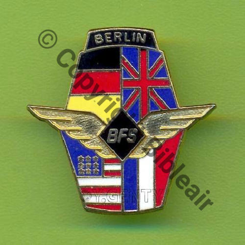 NH Base Allied Safety Control  BERLIN RFA GB  SM Eping bascule Dos lisse Src.Y.GENTY 60Eur12.24 